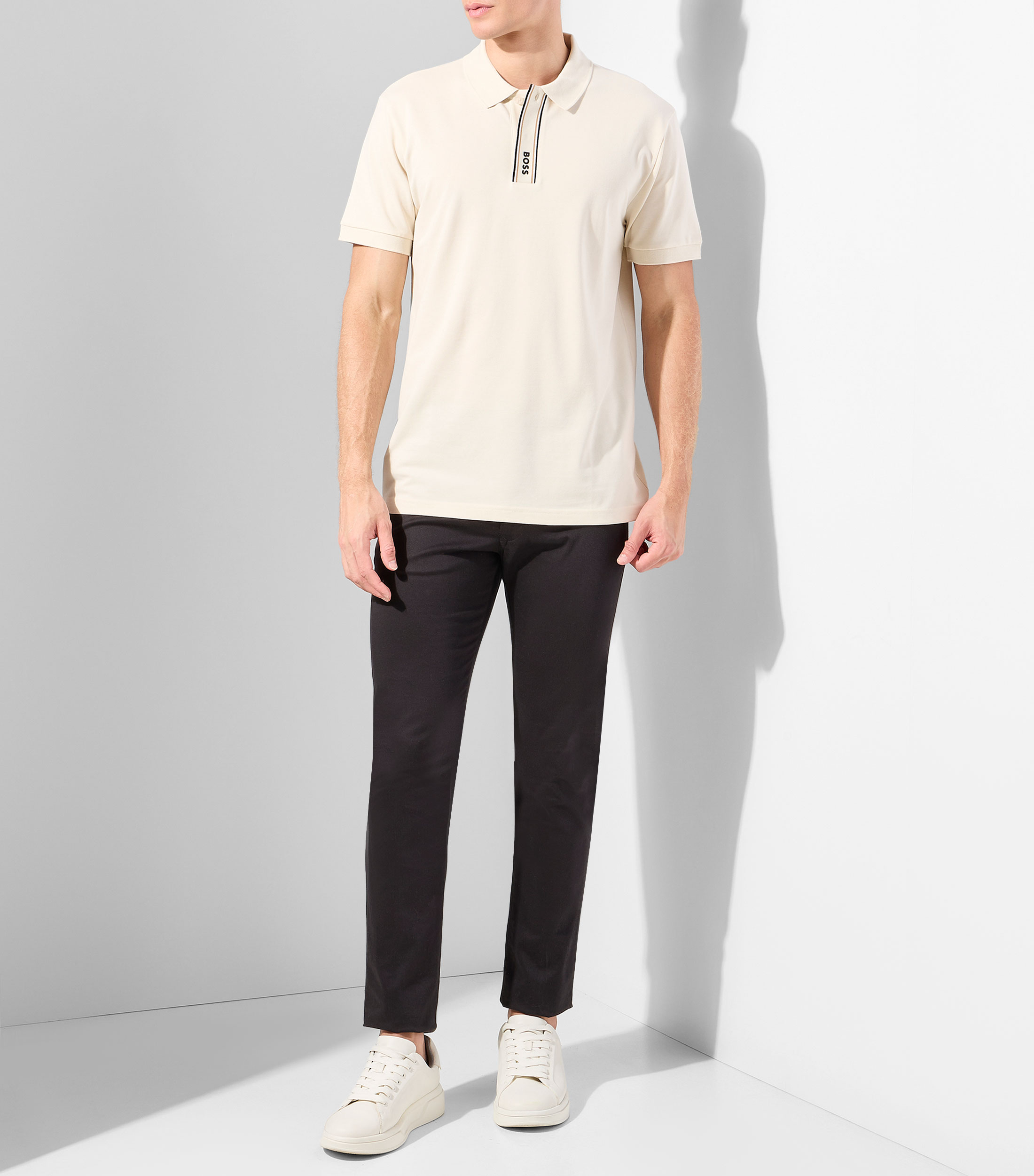 Playera Polo Boss manga corta Hombre